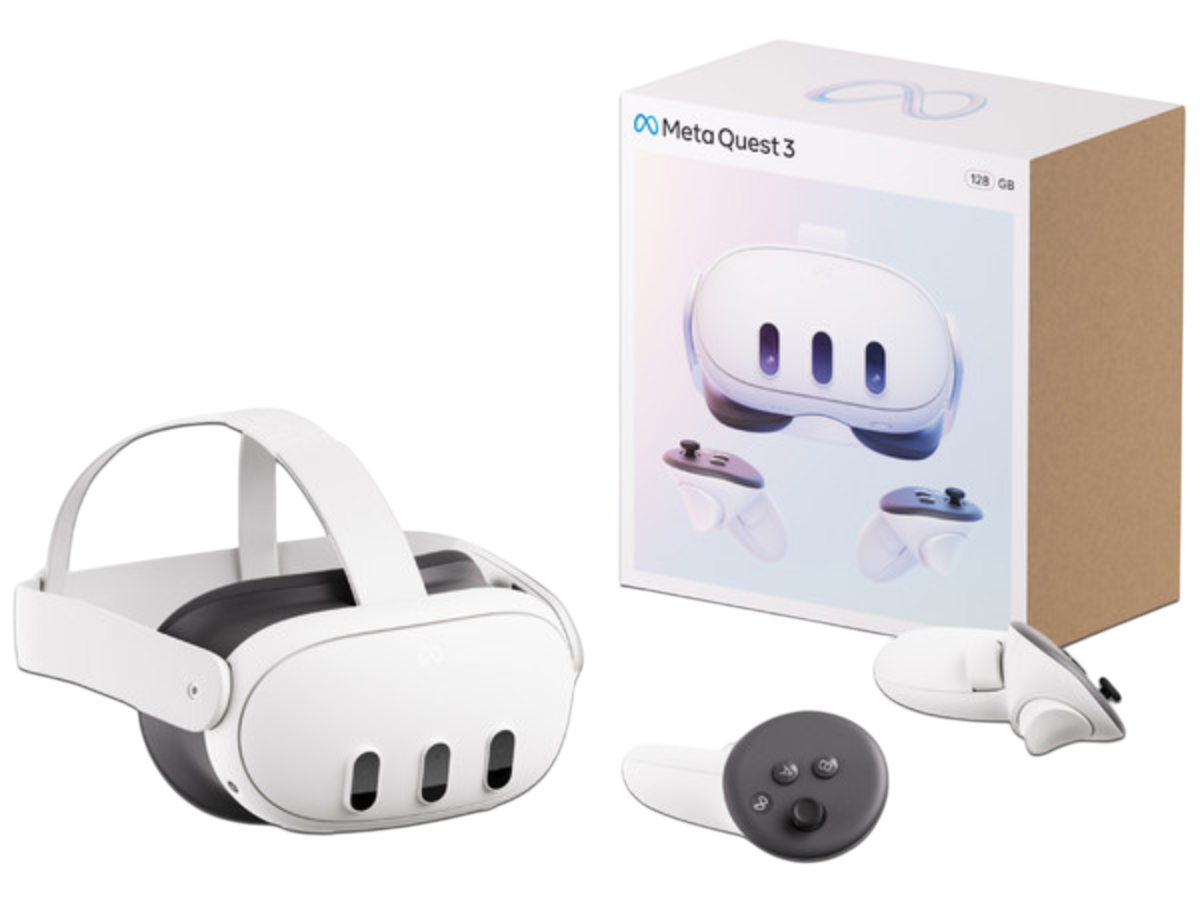 Meta Quest 3 128GB Bundle Asgards Wrath 2 color Blanco