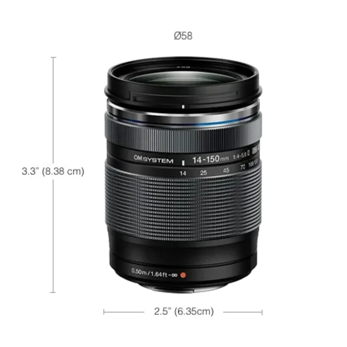 Olympus M. Zuiko 14-150mm F4.0-5.6 II Lente