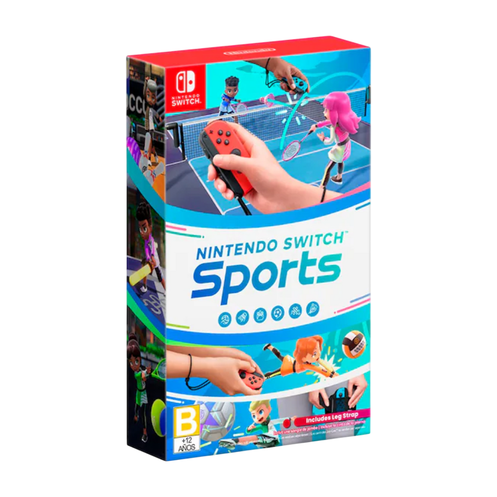 Nintendo Switch Videojuego Sports Con Rodillera